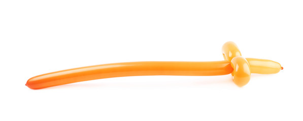Sword made of modelling balloon