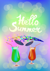 Summer vacation and travel design