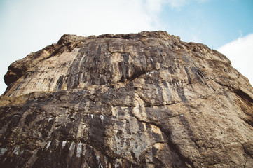 Red Stones - Rock in Gurzuf Valley, on the southern coast of Crimea (Yalta region), situated at an...