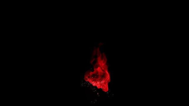 Mystical Vibrant Flames