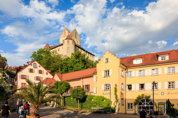 Die Burg Meersburg am Bodensee, Deutschland