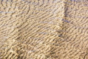 Water texture. Natural background. Sea sand pattern.