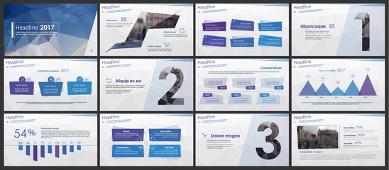 Fototapeta na wymiar Elements for infographics and presentation templates.