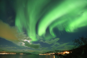Northern lights, Aurora Borealis, Nordlicht, Polarlicht, Norwegen, Schweden, Finnland, Island