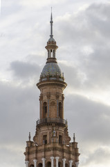 Fototapeta na wymiar Seville square of Spain