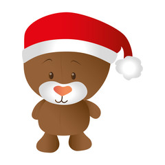 cute bear teddy icon vector illustration design