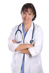 Female physician and doctor