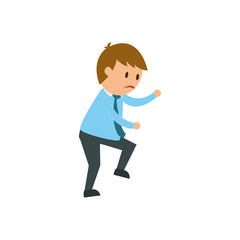 Businessman entrepreneur cartoon icon vector illustration graphic design