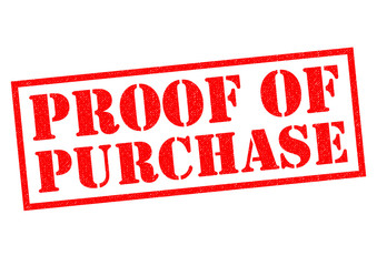 PROOF OF PURCHASE