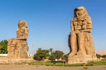 Ägypten Memnon Kolosse