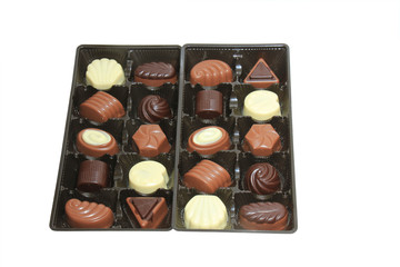 Different sorts of chocolates