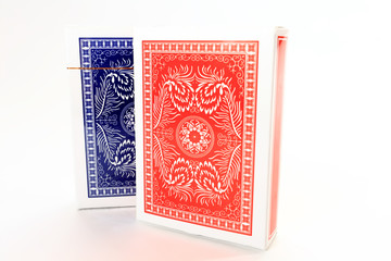 Poker cards close up