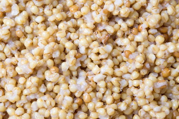 Cooked wheat background