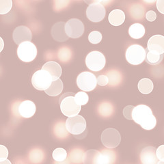 Seamless Bokeh effect  with pink background   