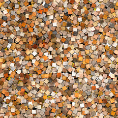 Seamless scattered mosaic pattern  