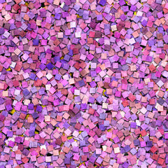Seamless scattered mosaic pattern  