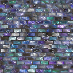 Seamless  pattern  of glossy brick wall

