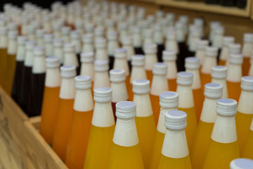 Many White Bottle caps