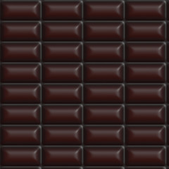 Continuous pattern  of   chocolate   bar
