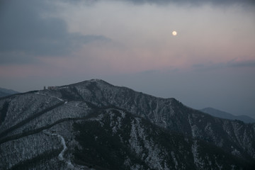 겨울산