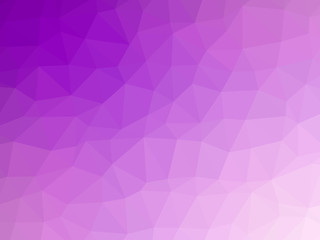 Abstract purple white gradient low polygon shaped background