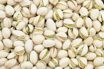 Pistachios nuts background