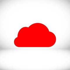 cloud icon stock vector illustration flat design