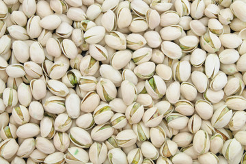 Pistachios nuts background