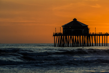 Pier at Hunrington Beach