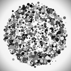 Bubble globe for design project - vector illustration 