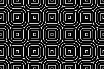 Continuous   wide retro background - vector illustration 
