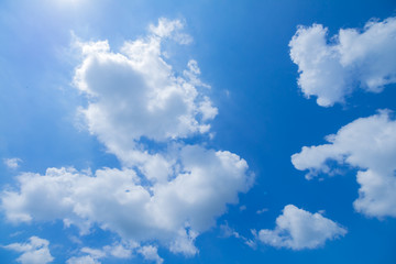 Obraz na płótnie Canvas Blue Sky And Clouds