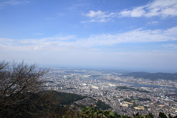 皿倉山から見た風景