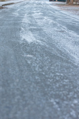 Obraz premium Winterliche Straßenverhältnisse