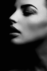 Beautiful Face Makeup fashion portrait