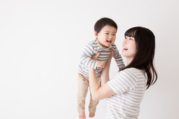 親子のツーショット