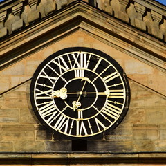 Architectural detail in the historical town of Bamberg, Bavaria, region Upper Franconia, Germany