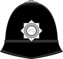 Classic Cartoon British Policemans Hat