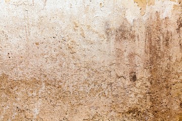 Besch&auml;digter Putz mit Salpeter und Schimmel