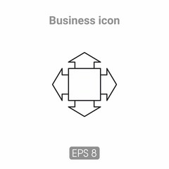 Icons template for business and infographics