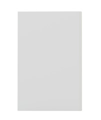 Blank vertical book cover template front side standing. Perspective view. 3d rendering isolated on white background