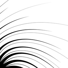 Abstrakcjonistyczna geometryczna ilustracja z promieniowym wirować, spiralnie l - 136770486