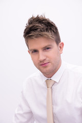 Portrait of a young handsome man
