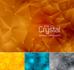 Crystal abstract background