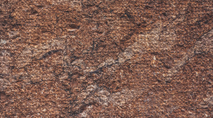 Brown and red background with concrete texture horizontal top view isolated, vintage dark bronze backdrop, old rustic stone board, space blank back on the table, mockup brick nuture wall