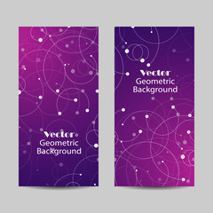 Set of vertical banners