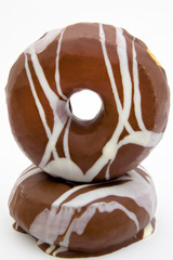 donuts isolated on white background