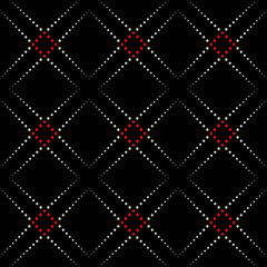 Dotted  line  geometric  seamless  pattern.