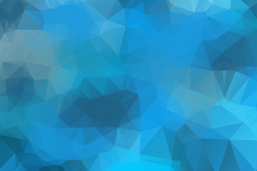 abstract blue colorful polygonal background for web banner