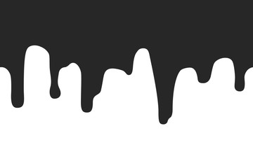 Dripping seamless border